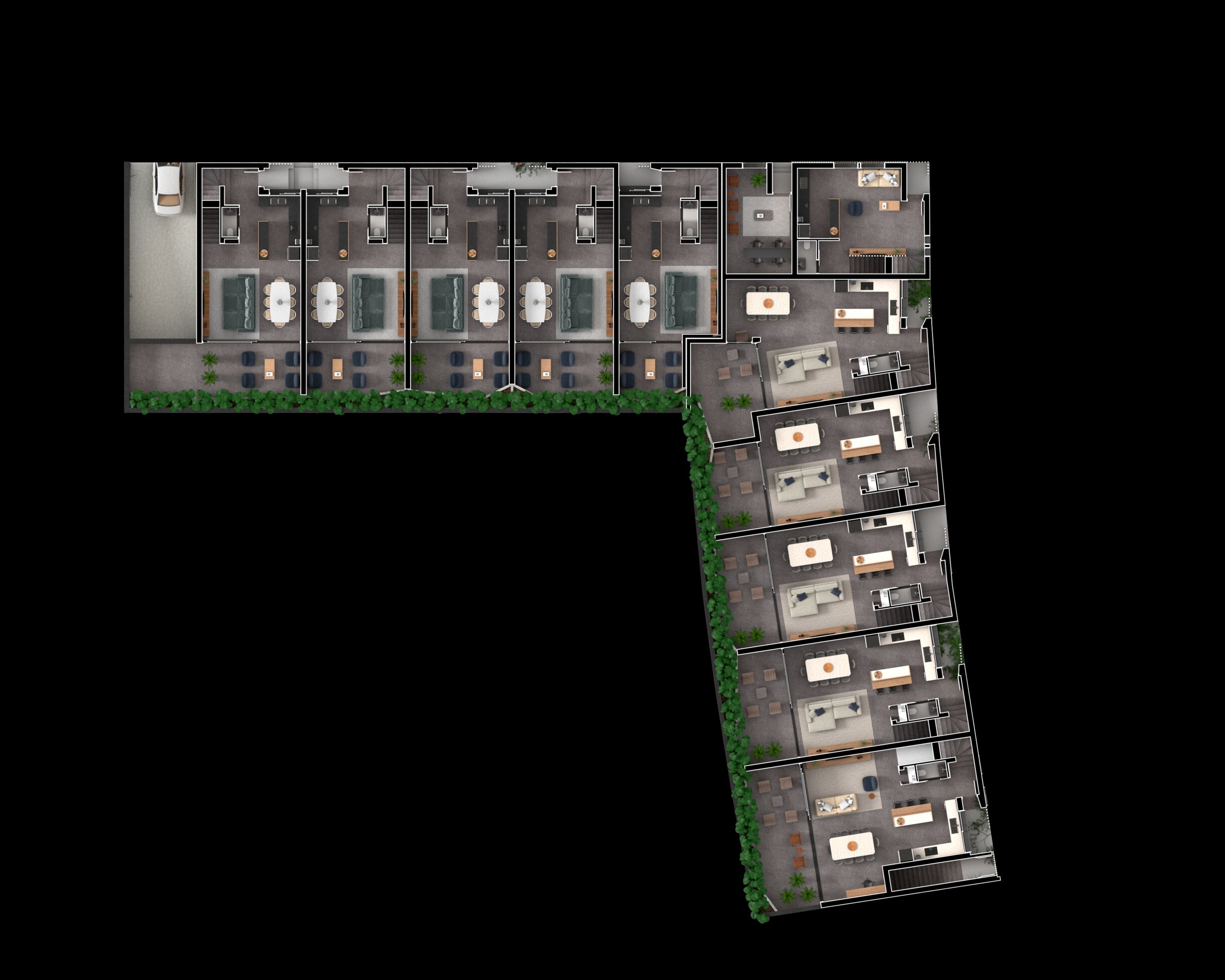 MARAVISTA - Villas Park contemporary villas general floorplan