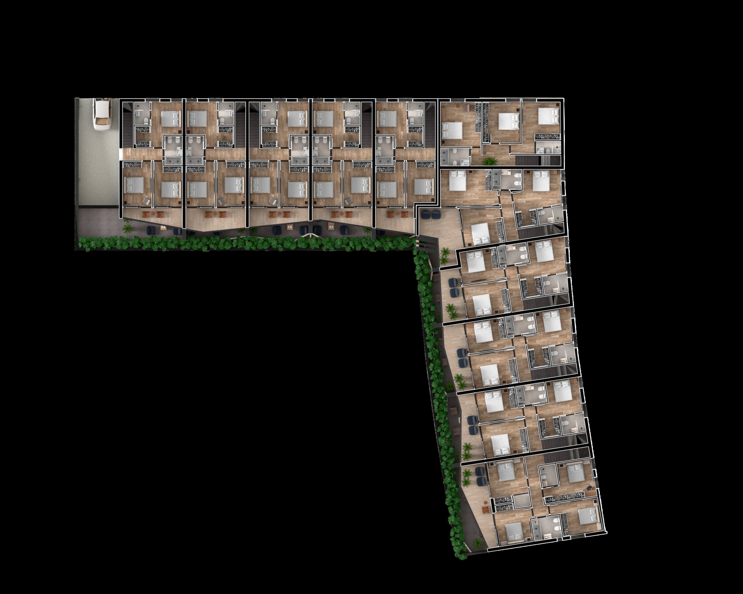 MARAVISTA - Villas Park contemporary villas general floorplan